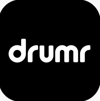 Drumr Logo The Drumr app logo where many of Pat Blakley's music is used.